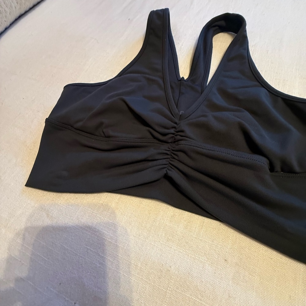 ALO Black Women's Sports Bra - Picture 2 of 4